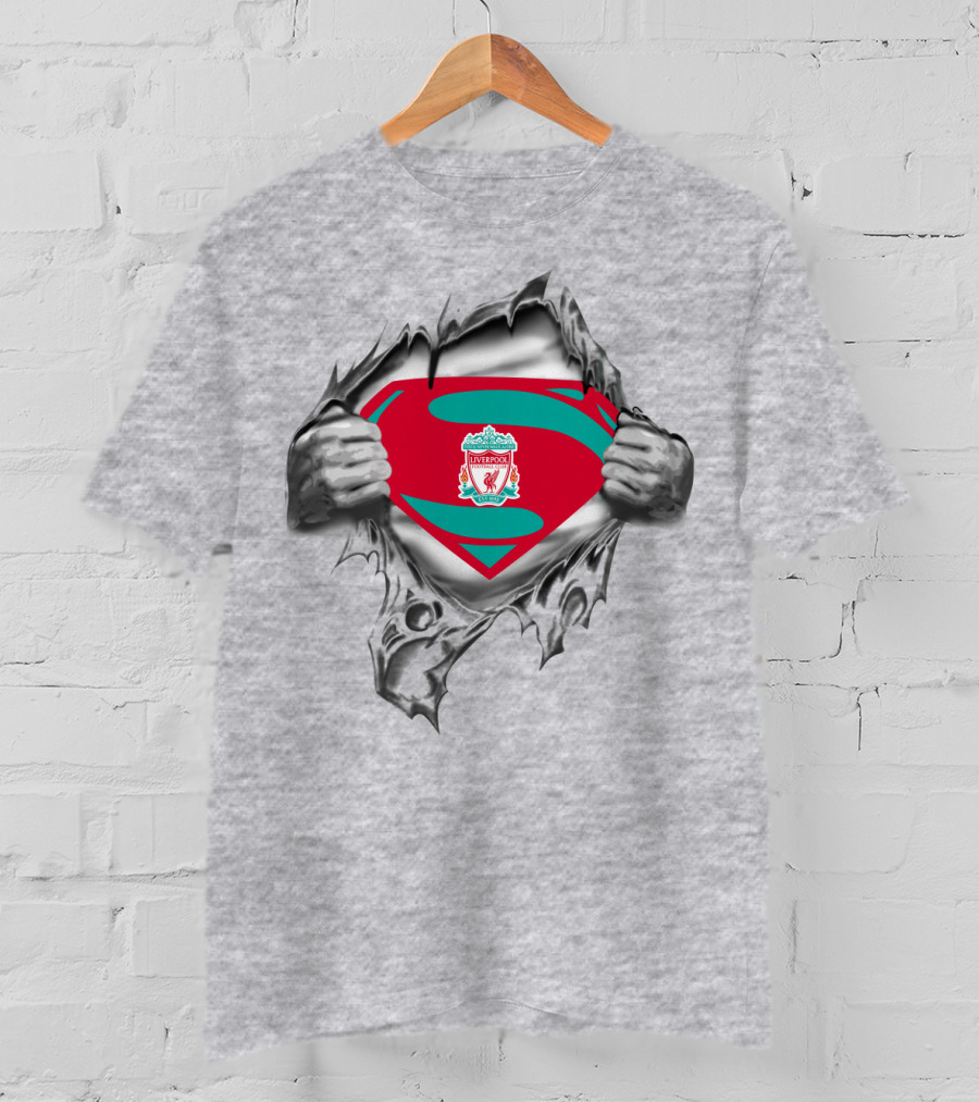 Liverpool Superman Shield T-Shirt