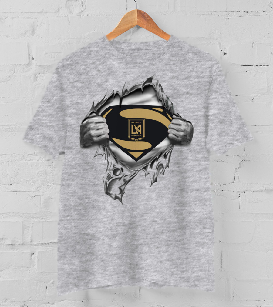 Los Angeles Fc Superman Logo Fusion T-Shirt