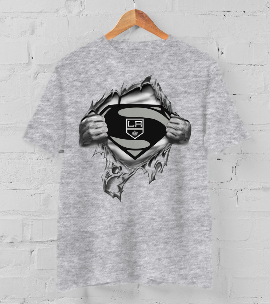 Superman Los Angeles Kings Shield T-Shirt