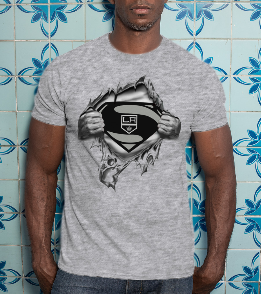 Superman Los Angeles Kings Shield T-Shirt