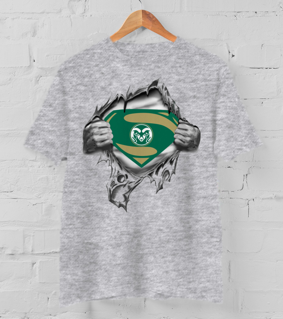 Colorado State Rams Superhero Shield T-Shirt