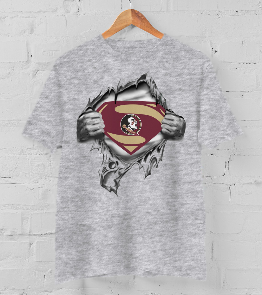 Florida State Seminoles Superhero Logo T-Shirt