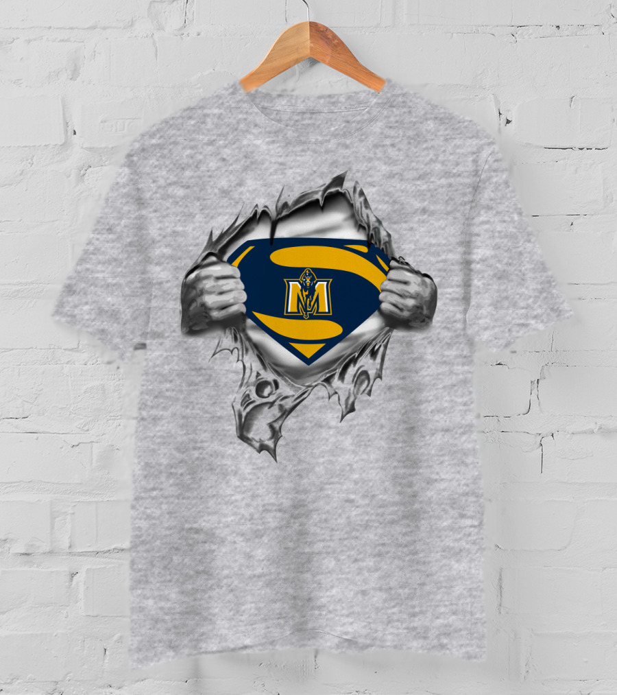 Murray State Racers Superman Logo Tear T-Shirt