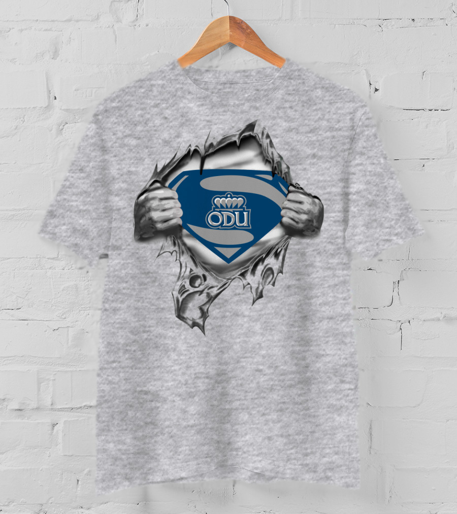 Odu Monarchs Superman Logo Emblem With Crown T-Shirt