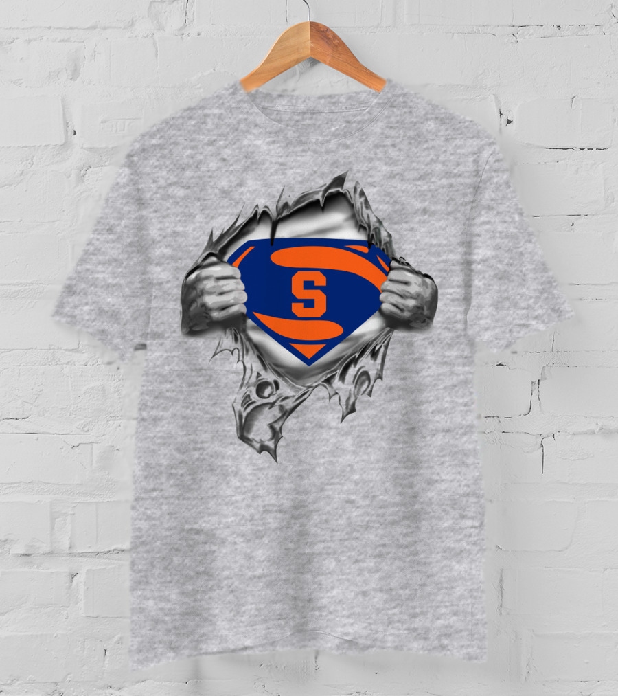 Superman Syracuse Orange S Logo Fan T-Shirt
