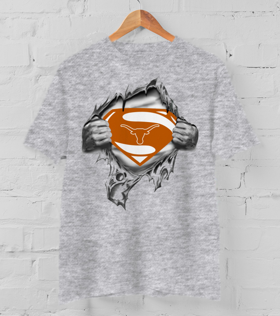 Superman Texas Longhorns T-Shirt
