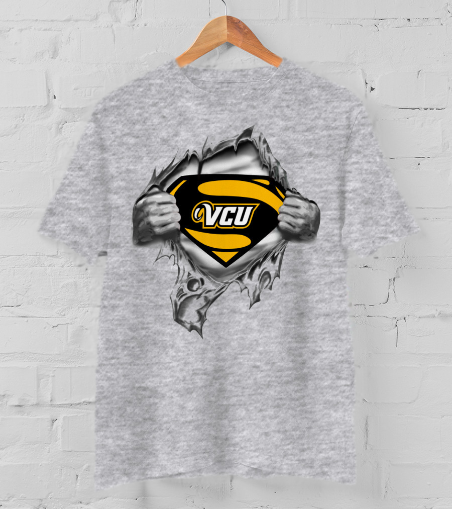Vcu Rams Superman T-Shirt