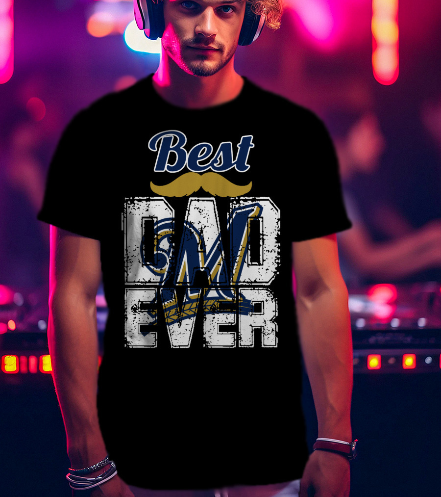 Best Dad Ever Brewers M T-Shirt