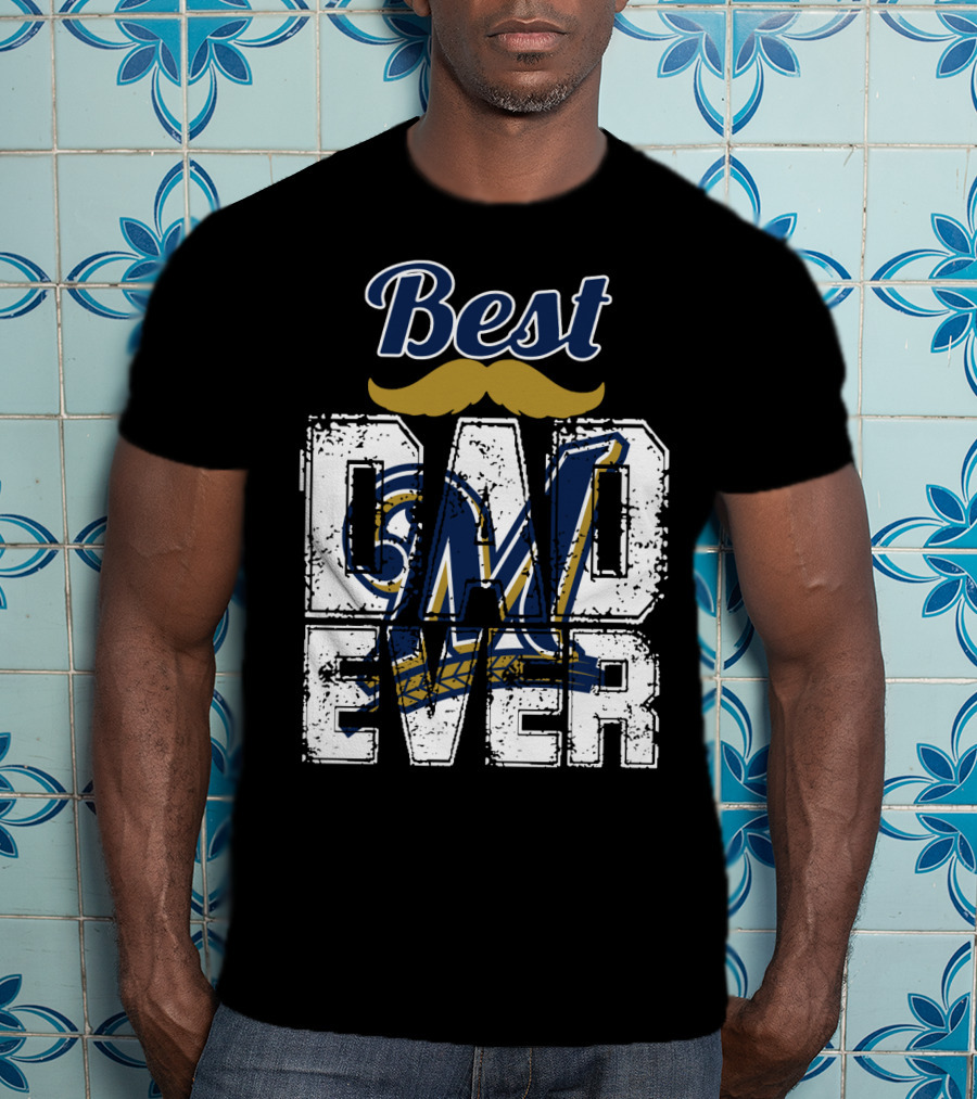 Best Dad Ever Brewers M T-Shirt