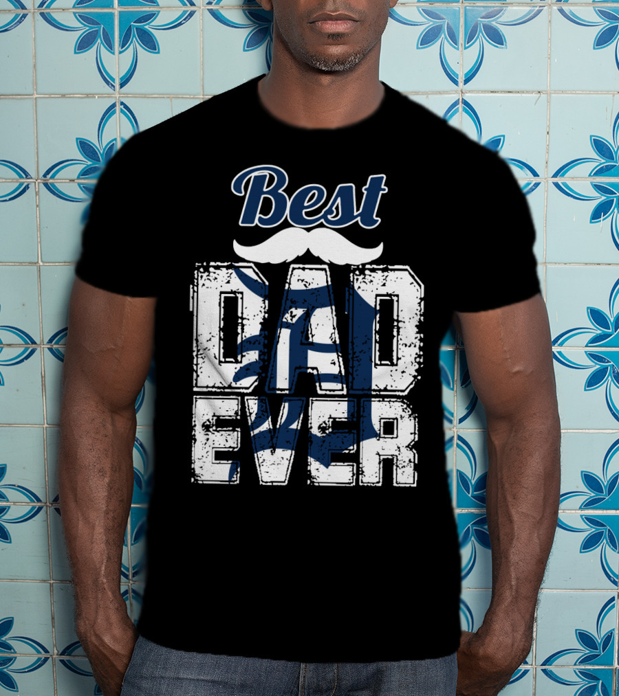Best Dad Ever Tigers T-Shirt
