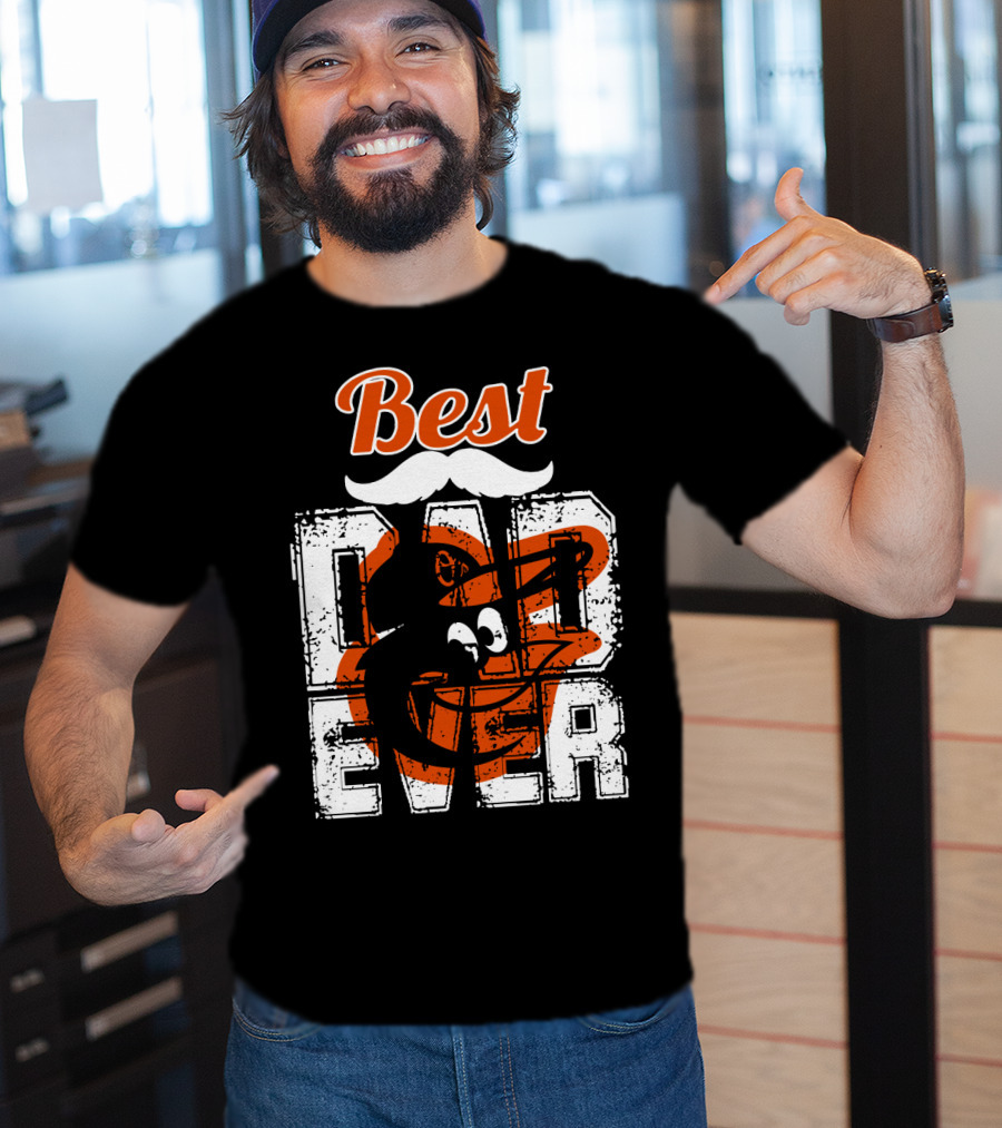 Best Dad Ever Orioles T-Shirt