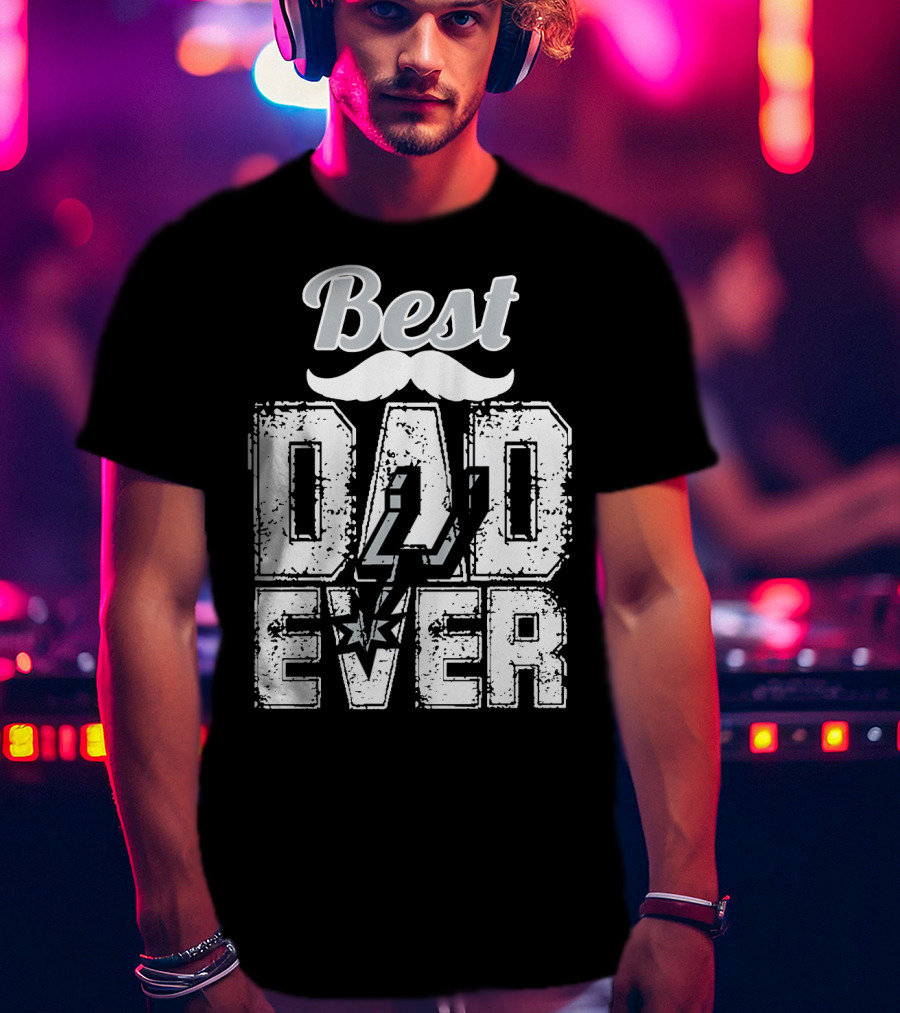 Best Dad Ever Spurs T-Shirt