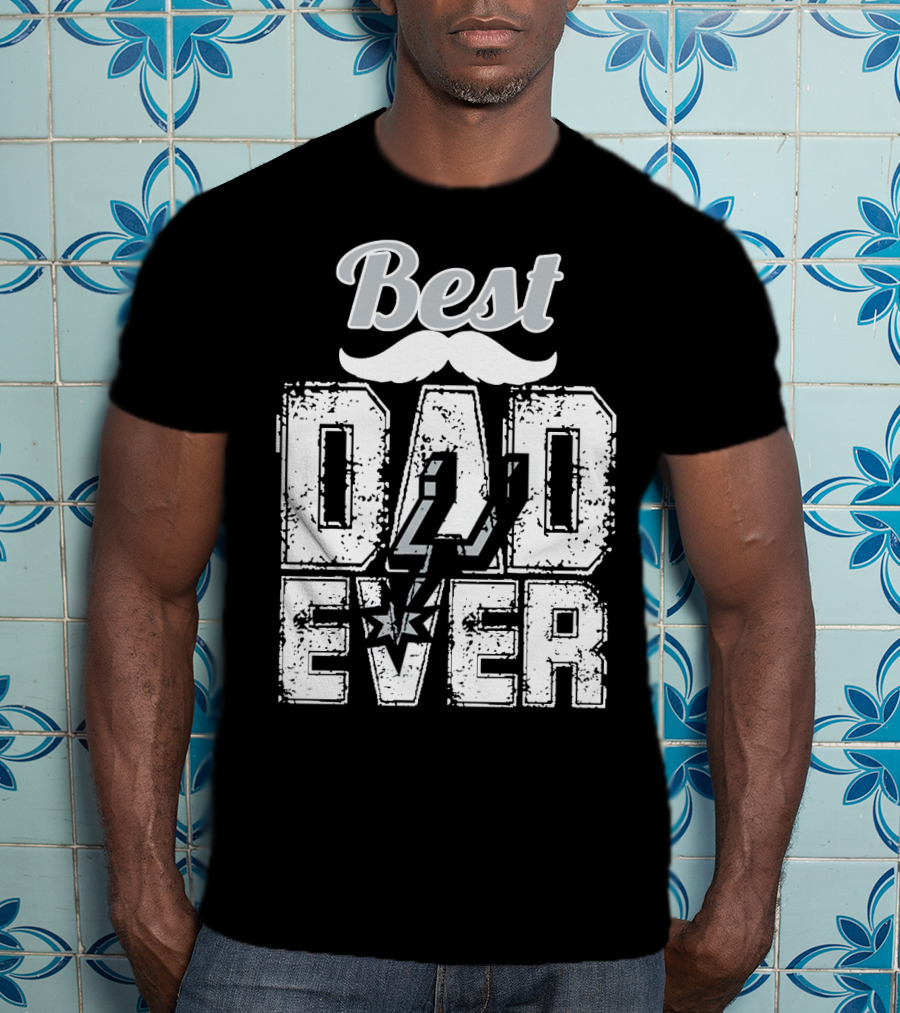 Best Dad Ever Spurs T-Shirt