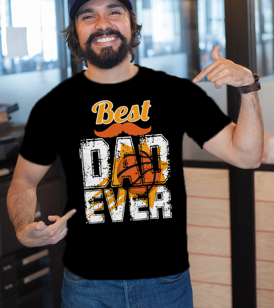 Best Dad Ever Phoenix Suns Basketball T-Shirt