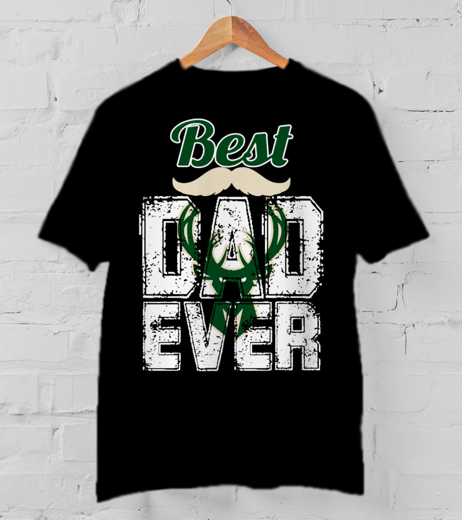 Best Dad Ever Bucks T-Shirt