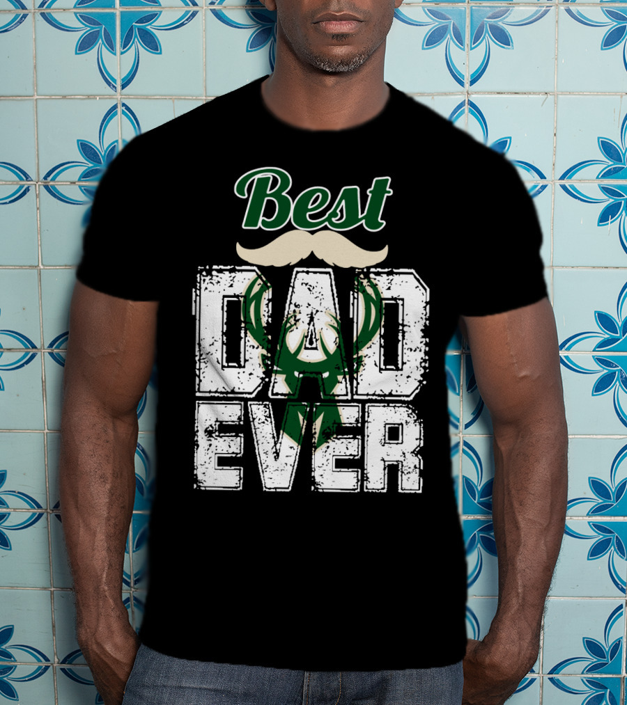 Best Dad Ever Bucks T-Shirt