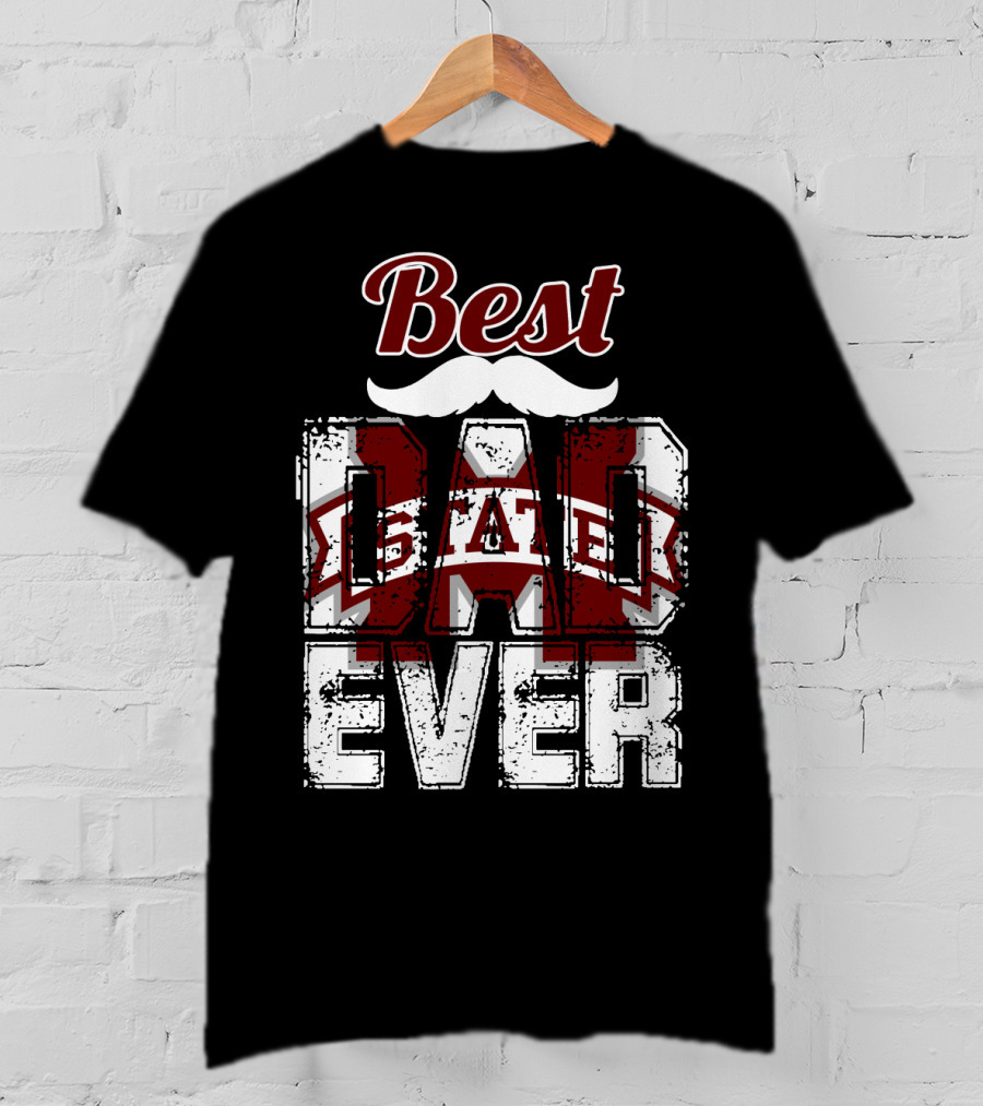 Best Mississippi State Bulldogs Dad Ever T-Shirt