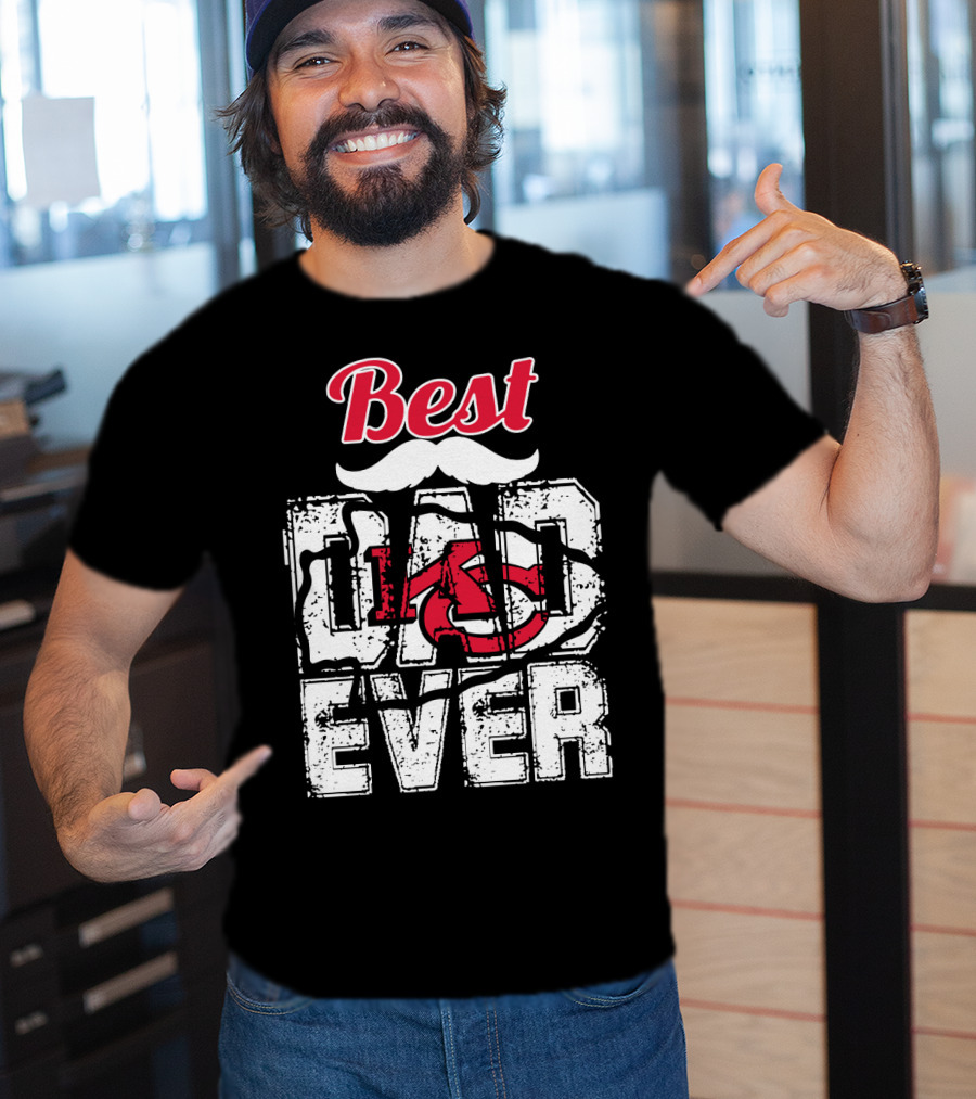 Best Dad Ever Chiefs T-Shirt