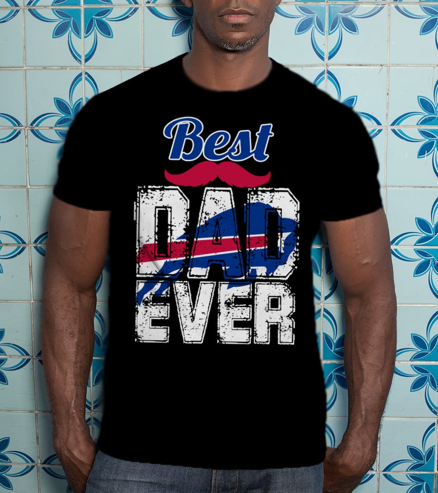 Best Dad Ever Bills Football T-Shirt