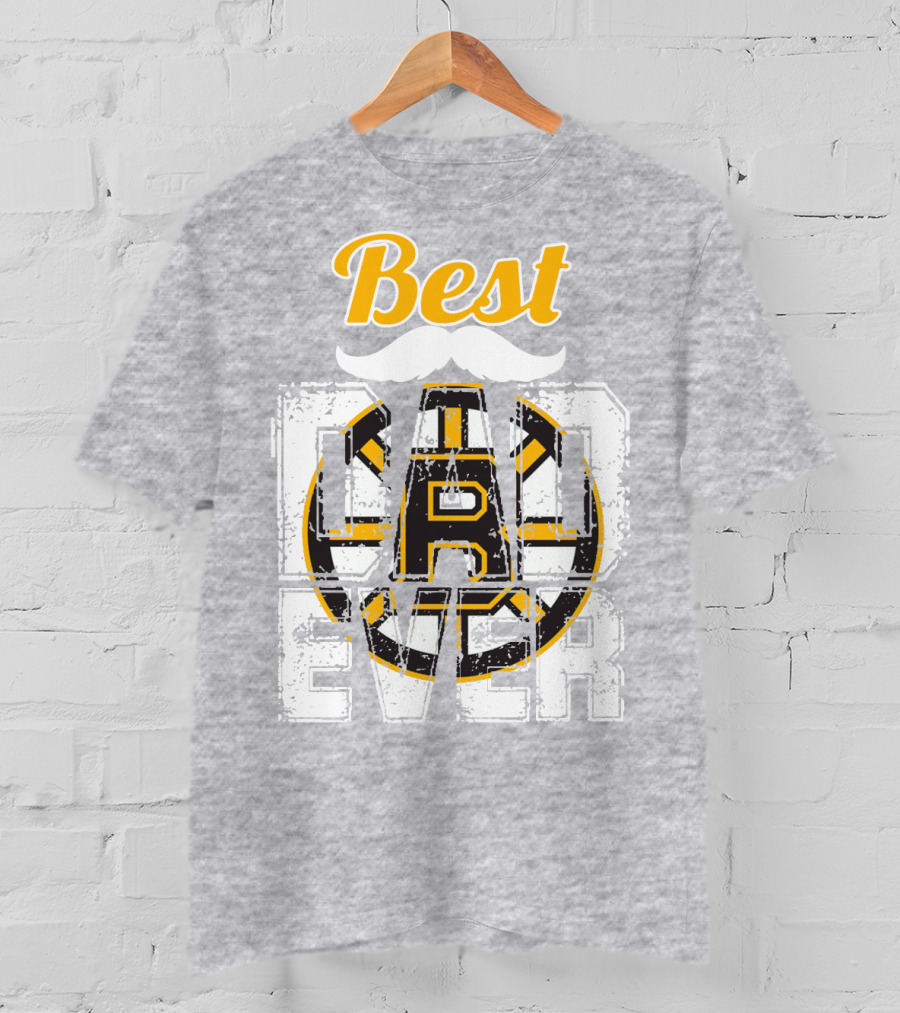 Best Dad Ever Bruins T-Shirt