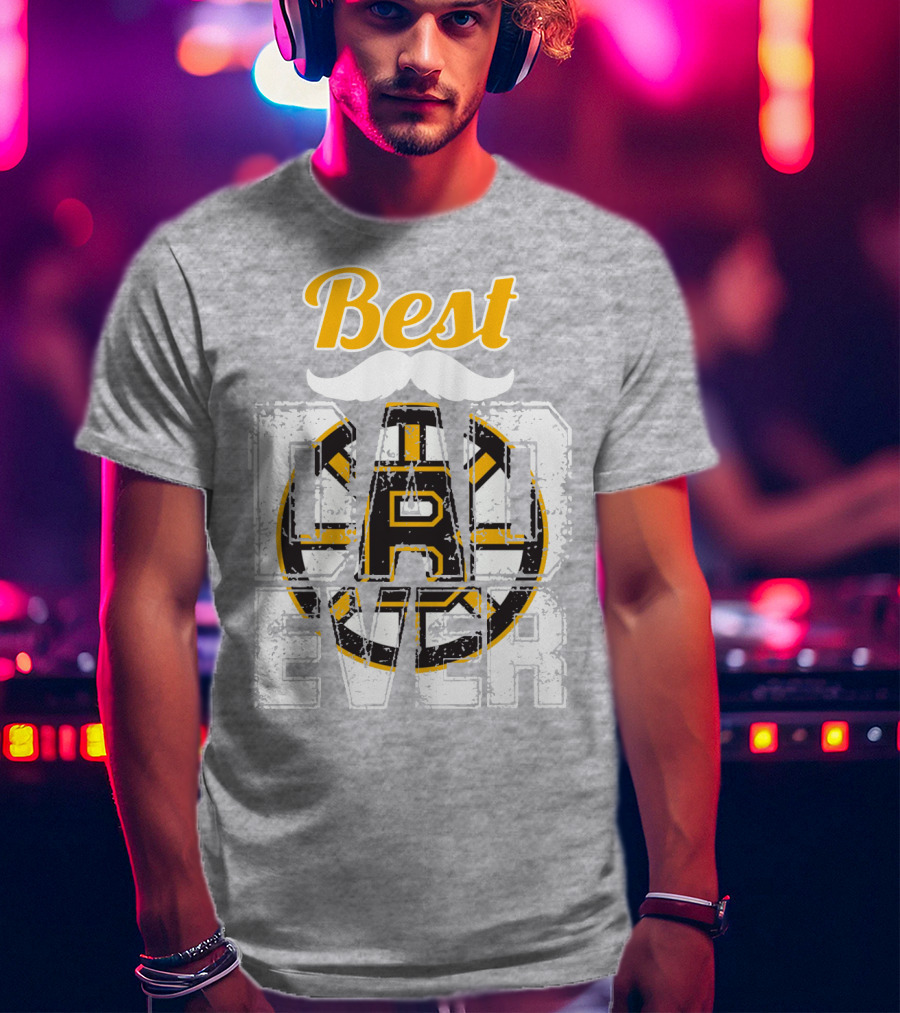Best Dad Ever Bruins T-Shirt
