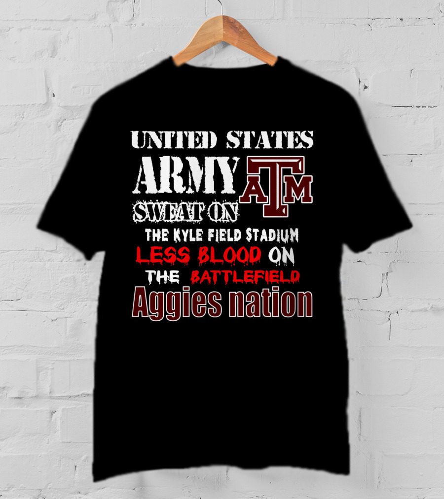 United States Army Texas Am The Kyle Field Stadium Aggies Nation T-Shirt