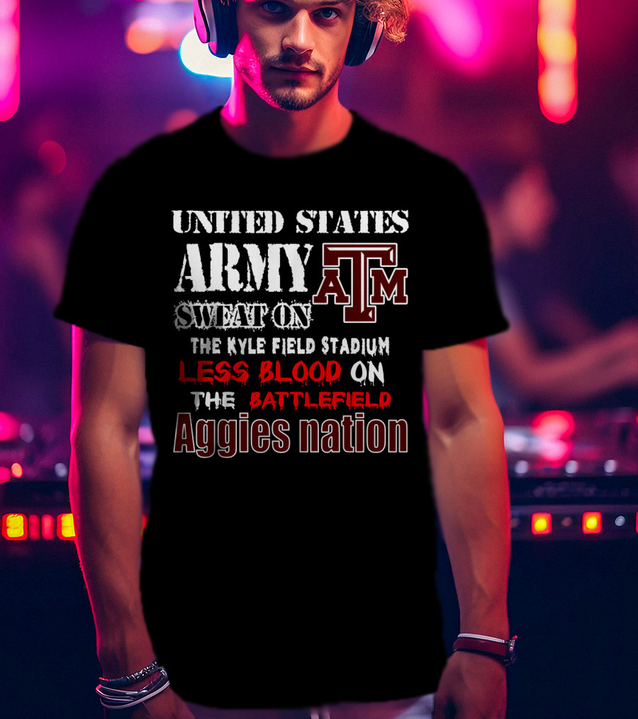 United States Army Texas Am The Kyle Field Stadium Aggies Nation T-Shirt