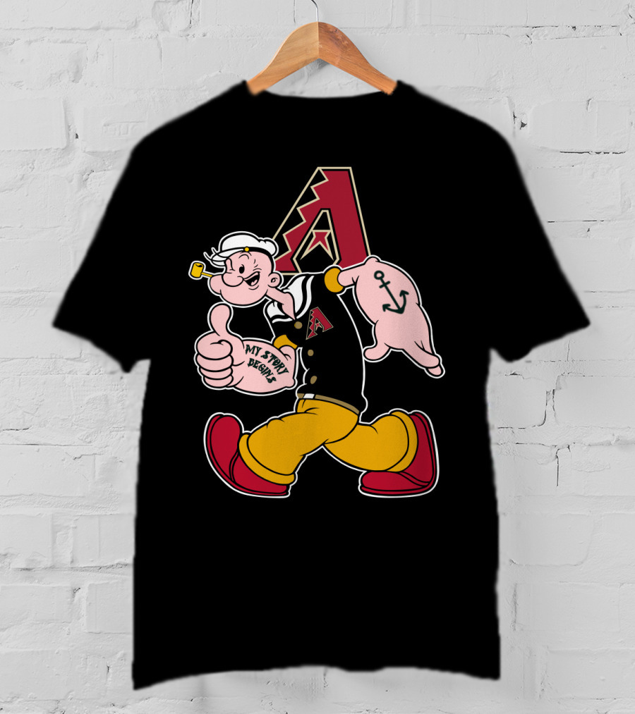 Arizona Diamondbacks A Popeye My Story Begins T-Shirt