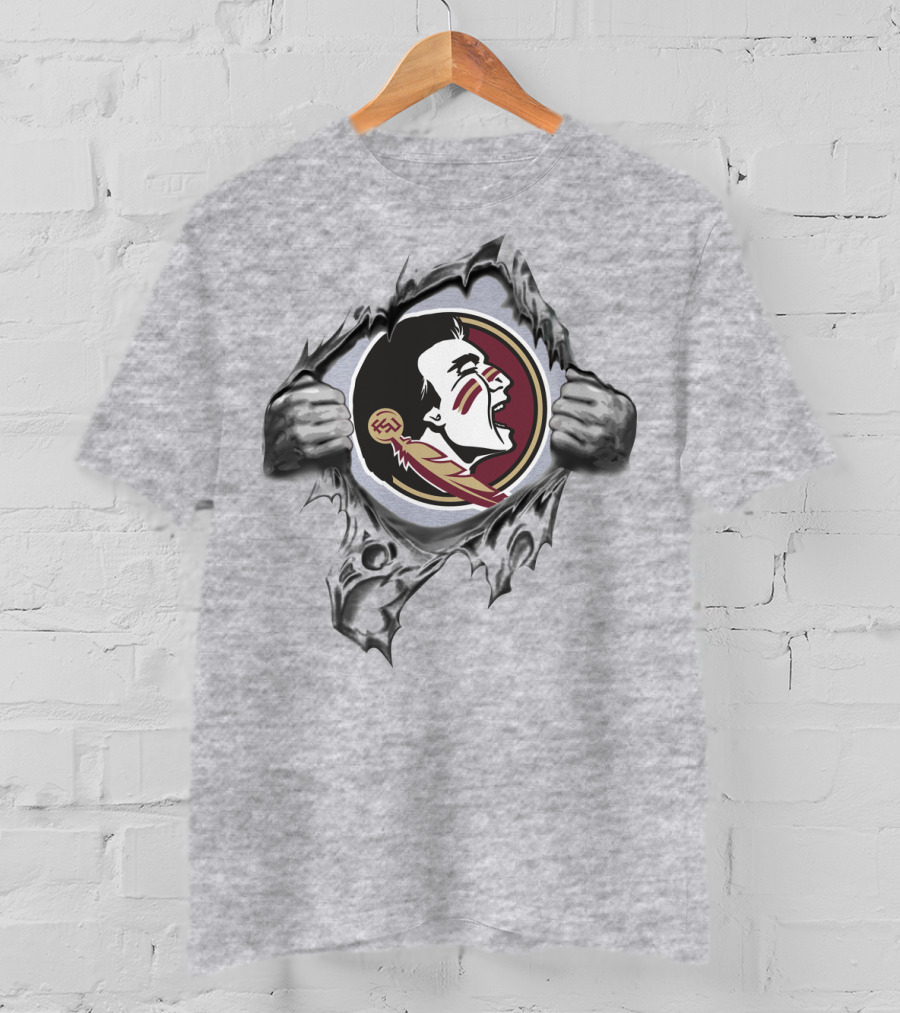 Florida State Seminoles Torn Fabric T-Shirt
