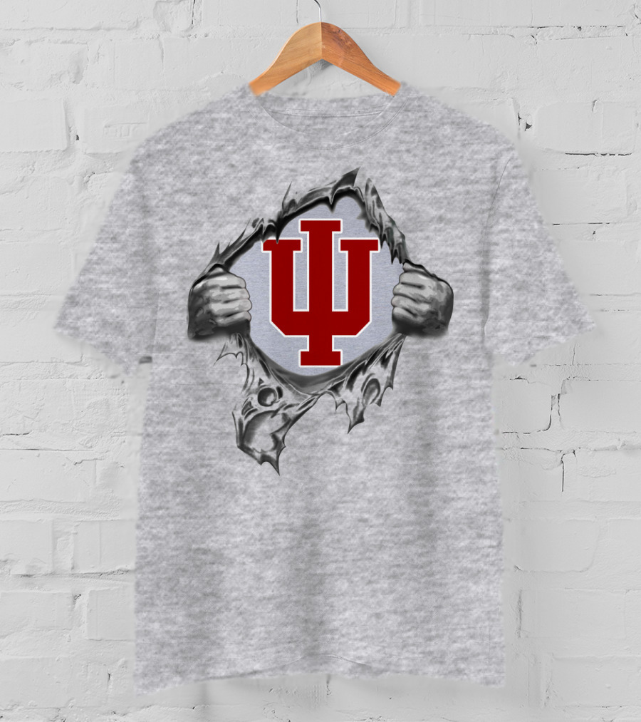 Indiana Hoosiers Athletic Logo Burst T-Shirt