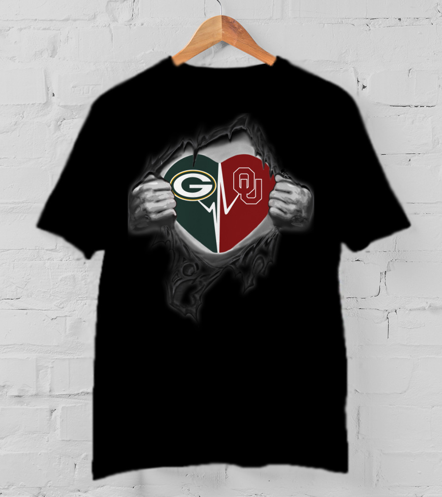 Packers Ou Heart T-Shirt