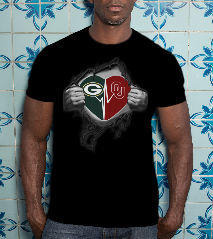 Packers Ou Heart T-Shirt