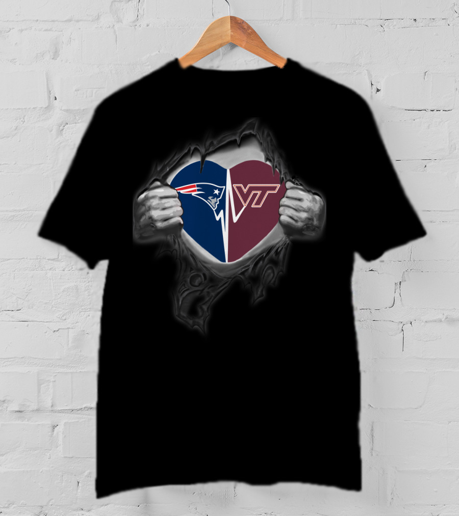 Patriots Heart Virginia Tech Hokies T-Shirt