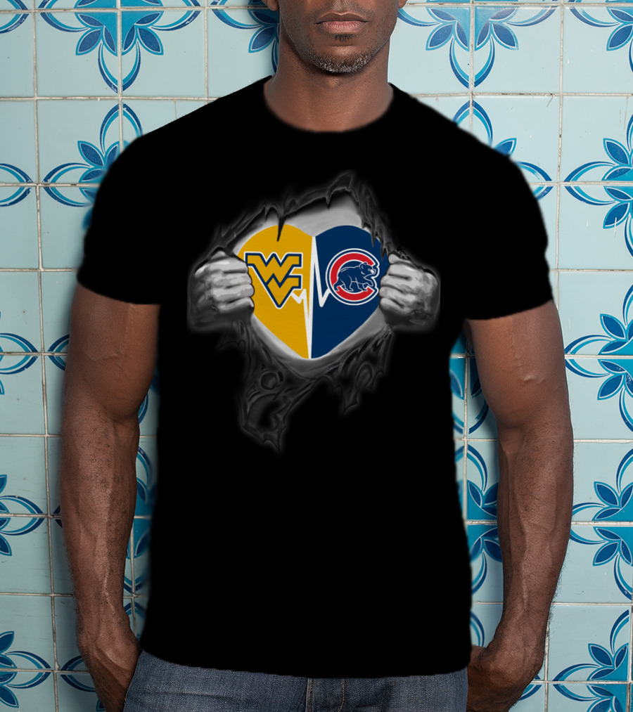 Wv Cubs Heart Mountaineers T-Shirt
