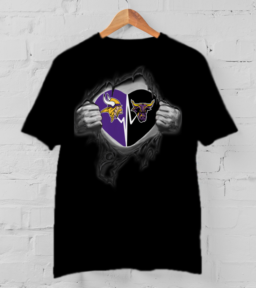 Vikings Mankato Mavericks Split T-Shirt