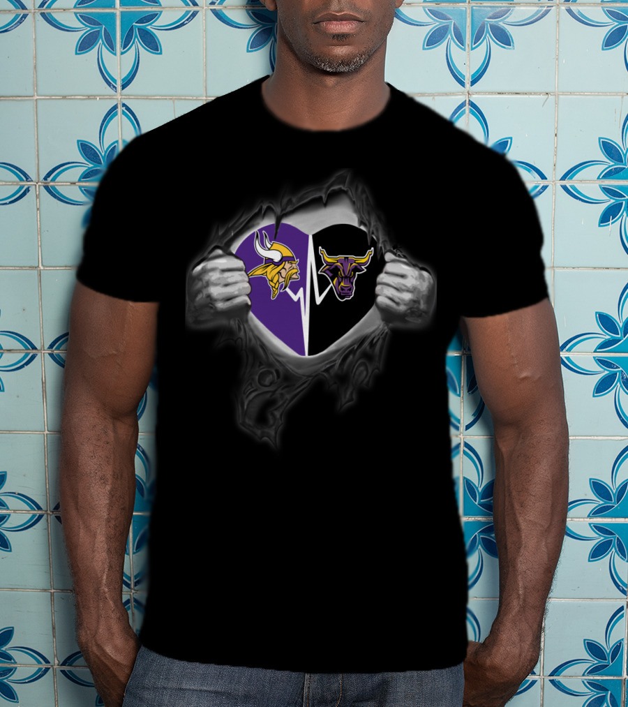 Vikings Mankato Mavericks Split T-Shirt