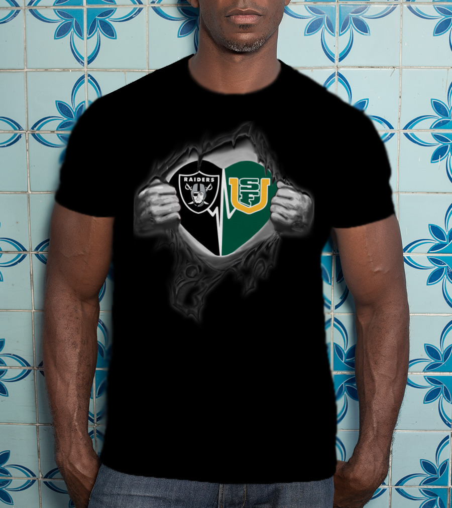 Raiders Sf Dons Dual Team Spirit Combination T-Shirt