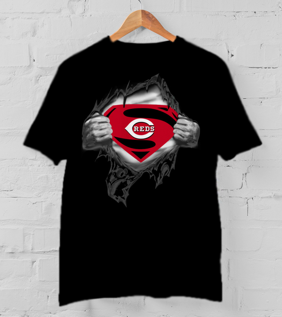 Cincinnati Reds Super Emblem Burst T-Shirt