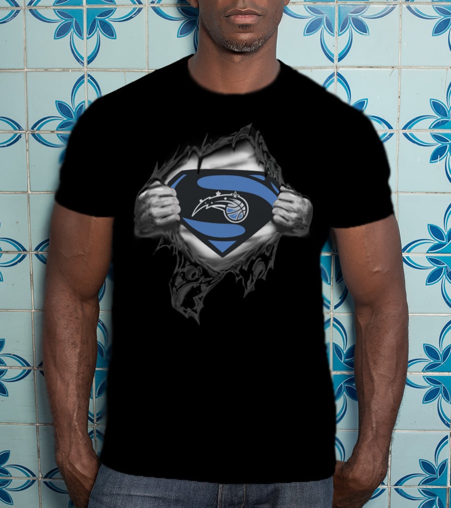 Orlando Magic Superman Logo 70 Edition T-Shirt