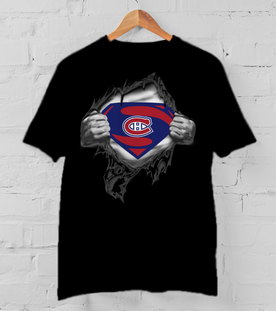 Montreal Canadiens Hockey Superman T-Shirt