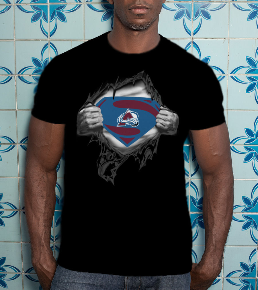 Colorado Avalanche Superhero T-Shirt