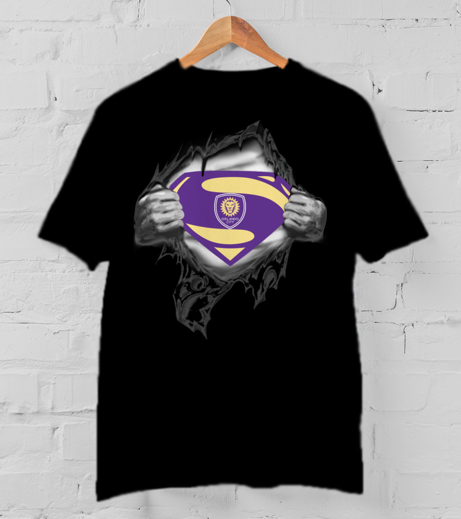 Orlando City Sc Superman Logo Fan T-Shirt