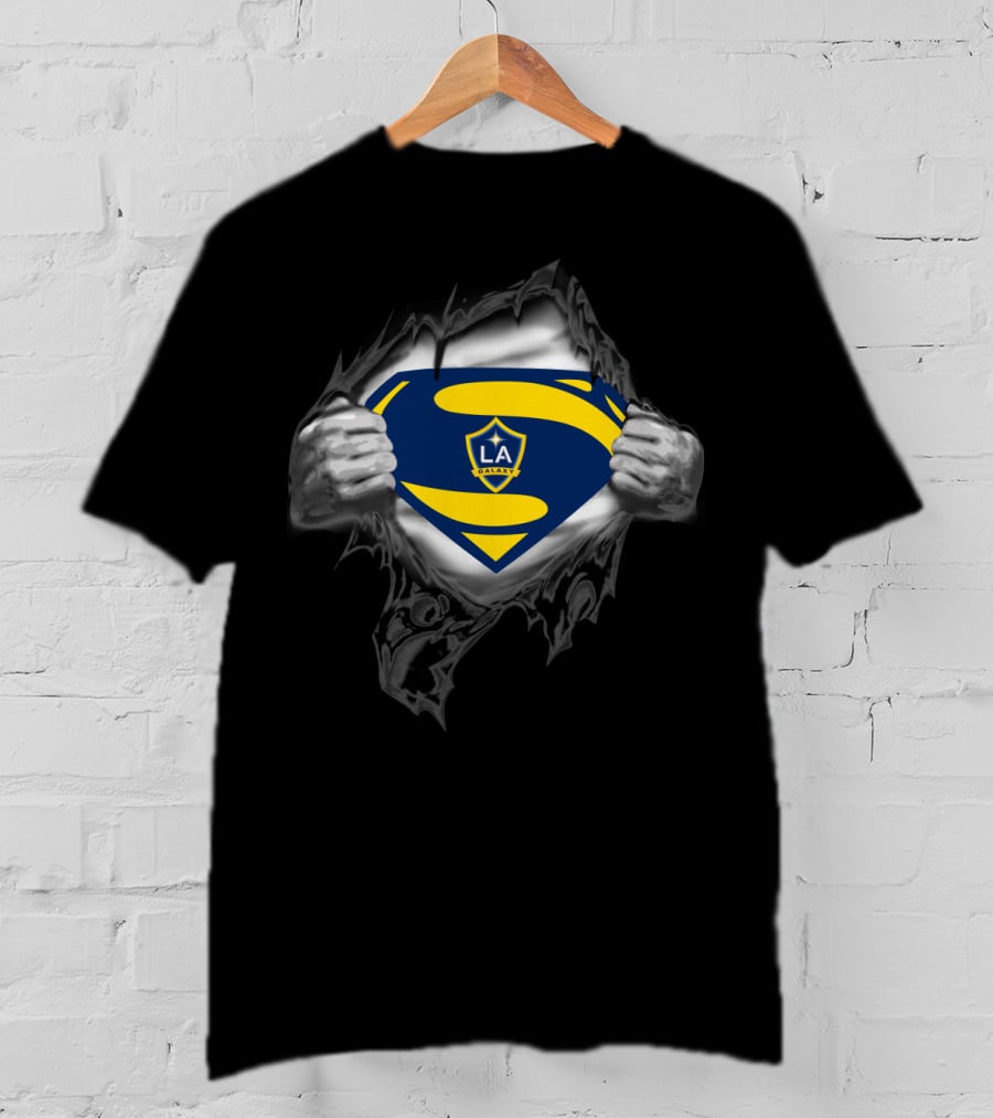 Superman Style La Galaxy Superman Emblem T-Shirt