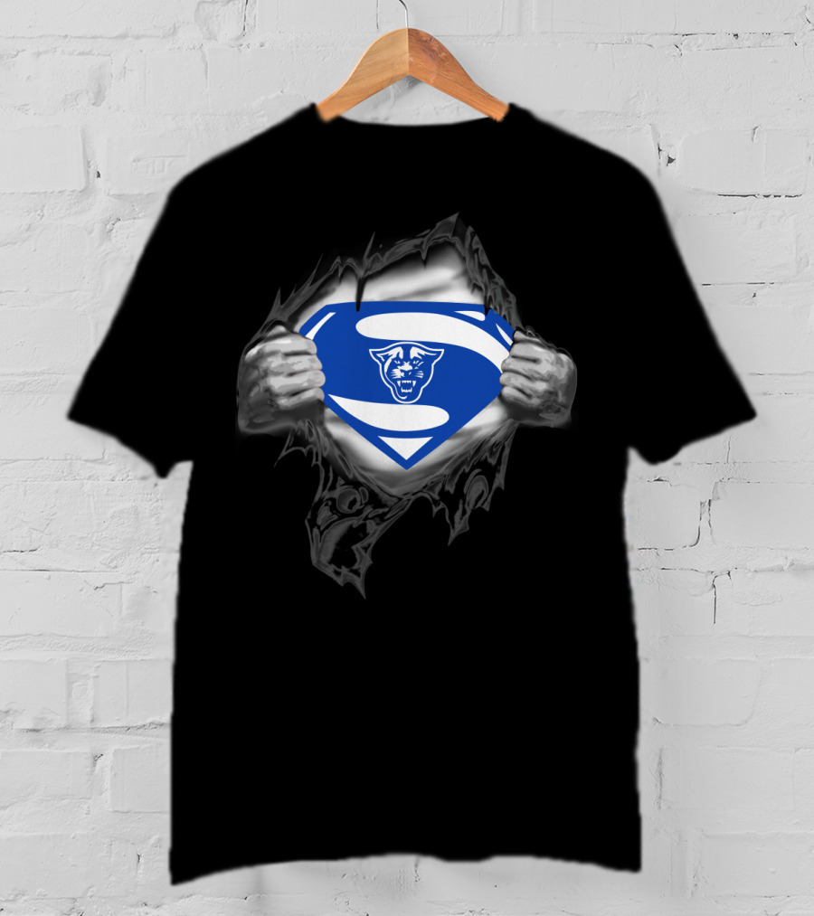 Superhero Emblem Georgia State Panthers 200 T-Shirt