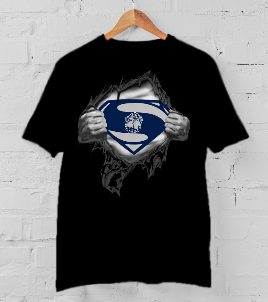 Superman Georgetown Hoyas Logo 204 T-Shirt