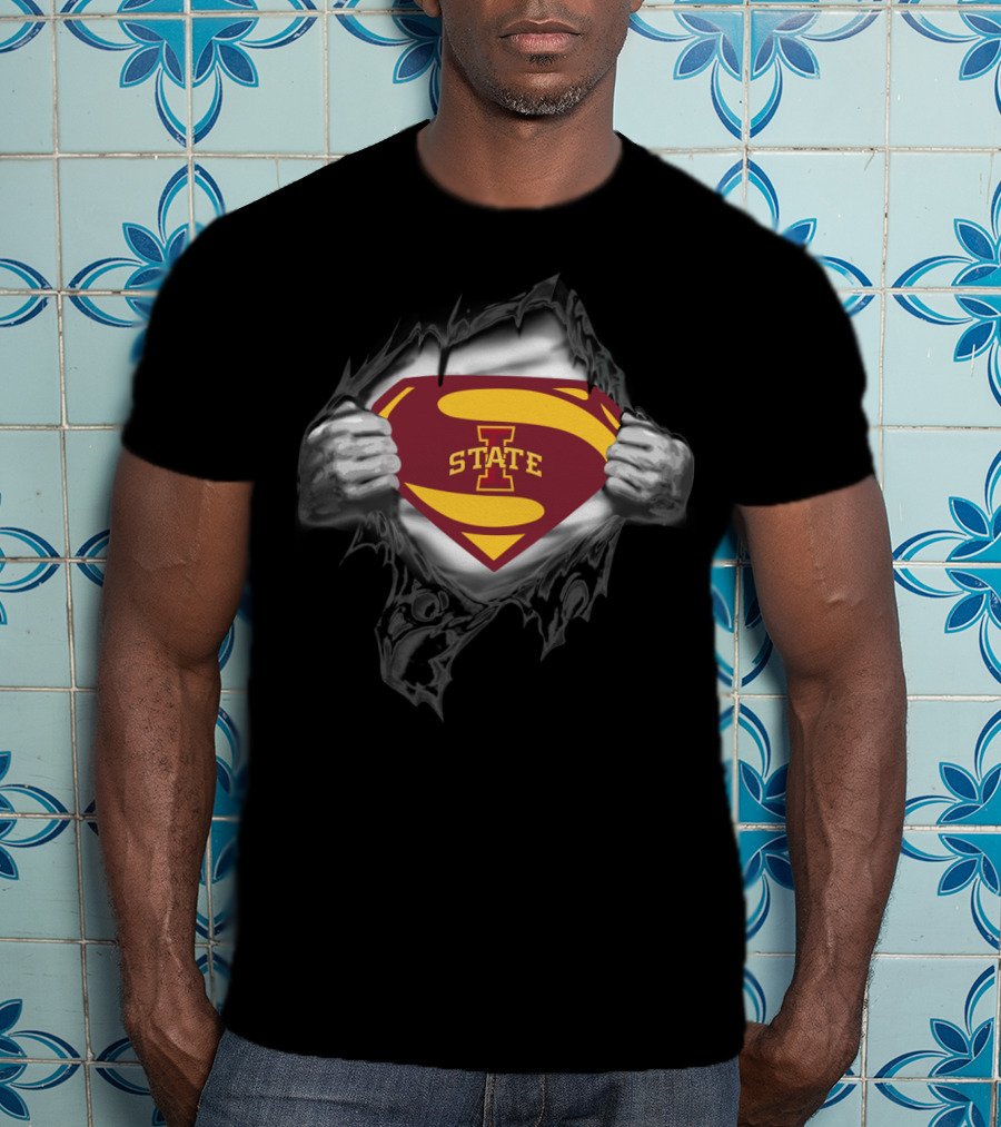 Iowa State Cyclones Superhero Logo Apparel 233 T-Shirt