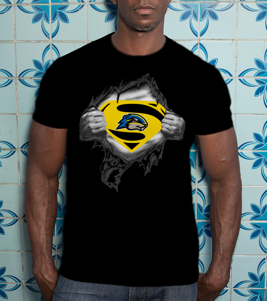 Goucher Gophers Superman Style Emblem 247 T-Shirt