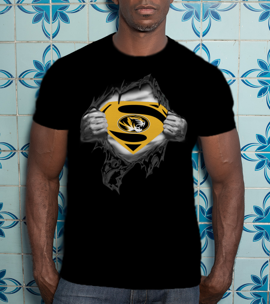 Missouri Tigers Logo Superhero T-Shirt