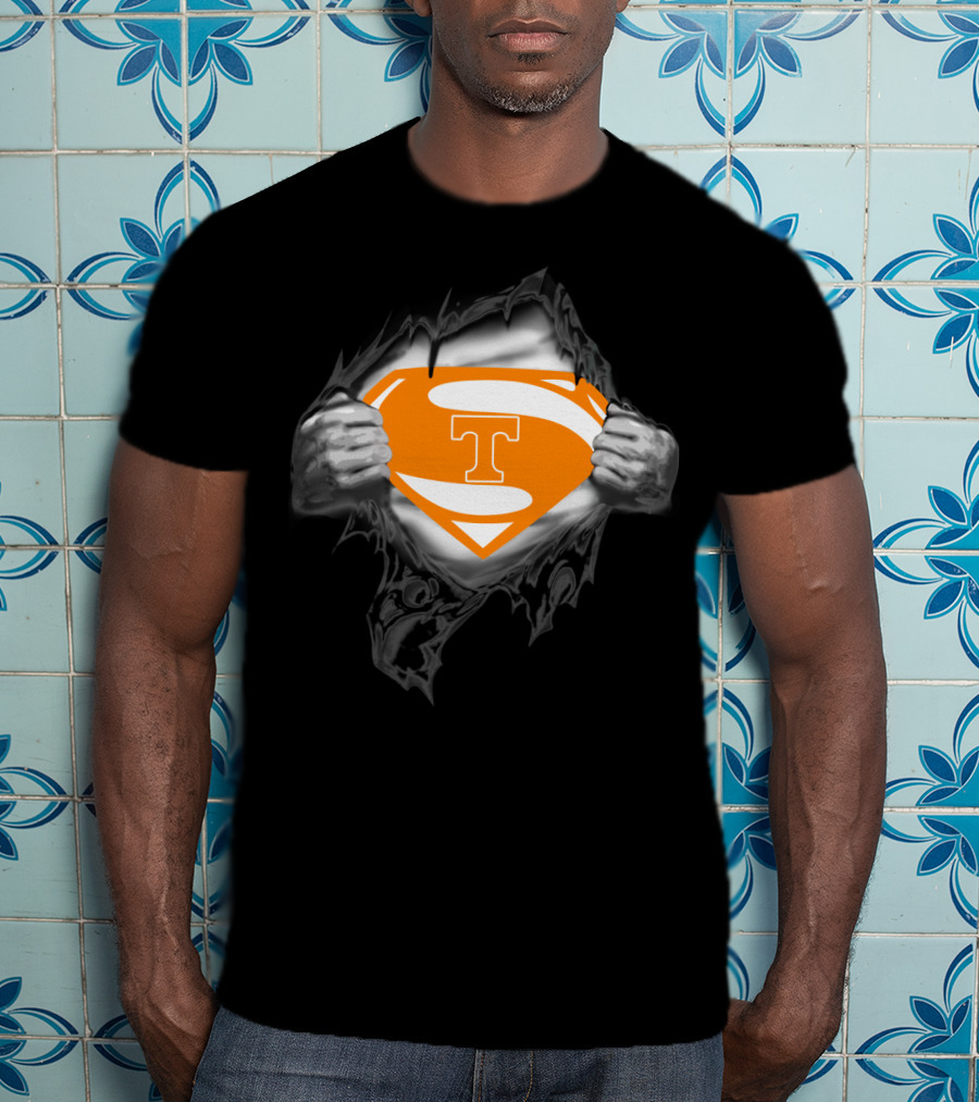 Tennessee Volunteers Superman Shield T-Shirt