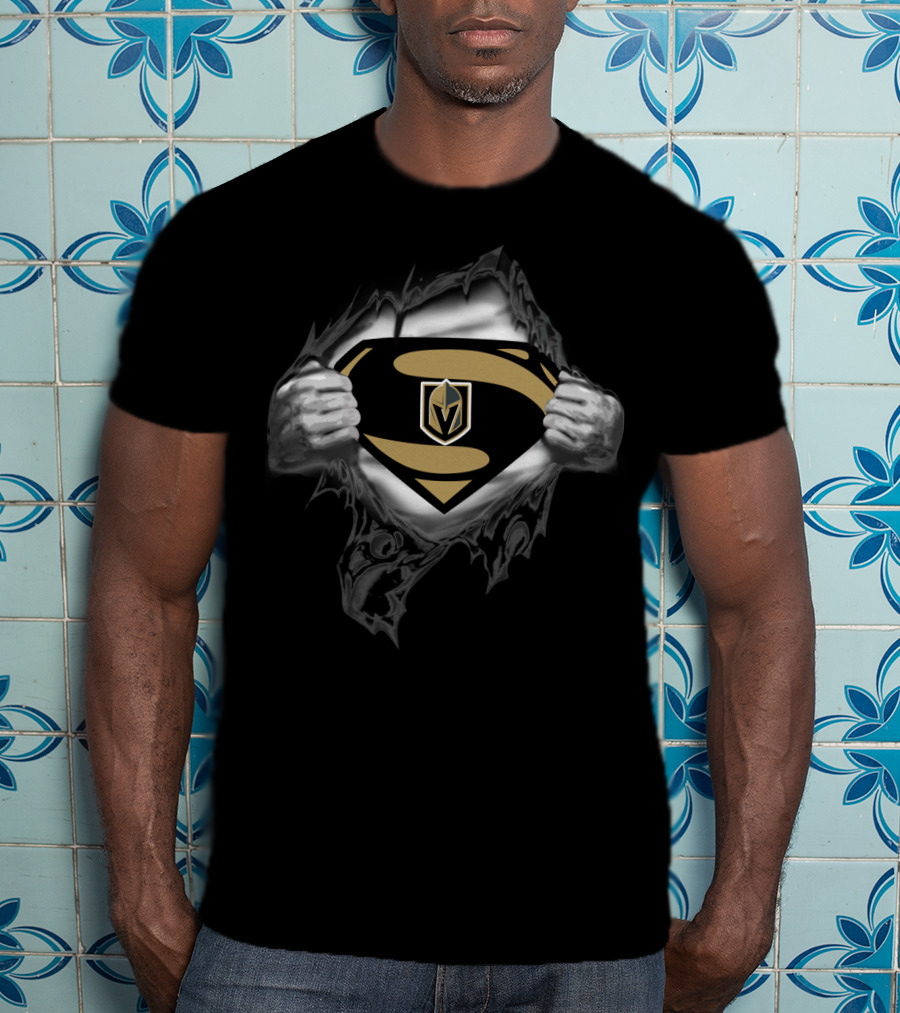 Vegas Golden Knights Super Hero Mashup T-Shirt